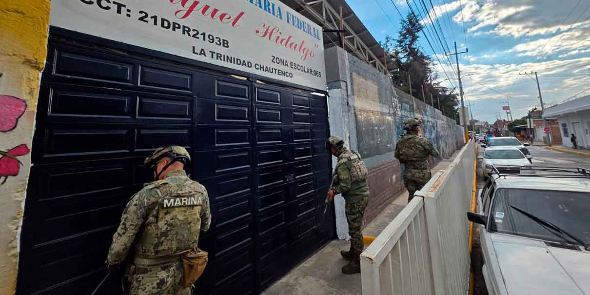 operativo en Cuautlancingo 