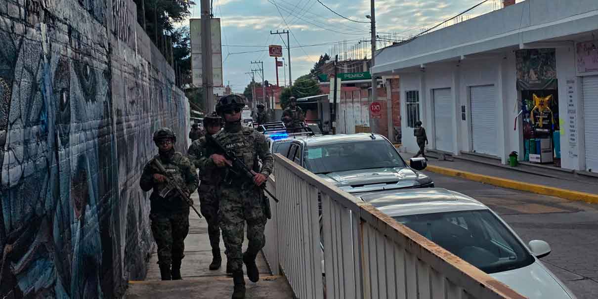operativo en Cuautlancingo 