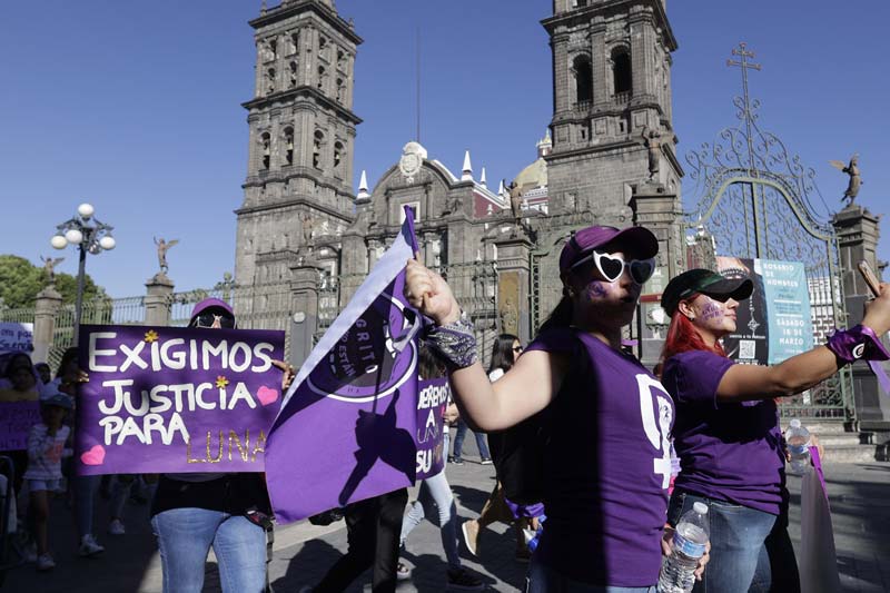 Los monumentos históricos de Puebla quedarán expuestos a desmanes del 8M
