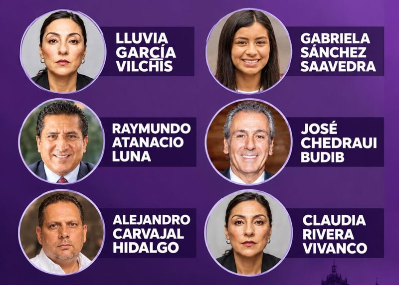 Morena cuenta con tres hombres y tres mujeres que buscan la candidatura a la presidencia municipal de Puebla.