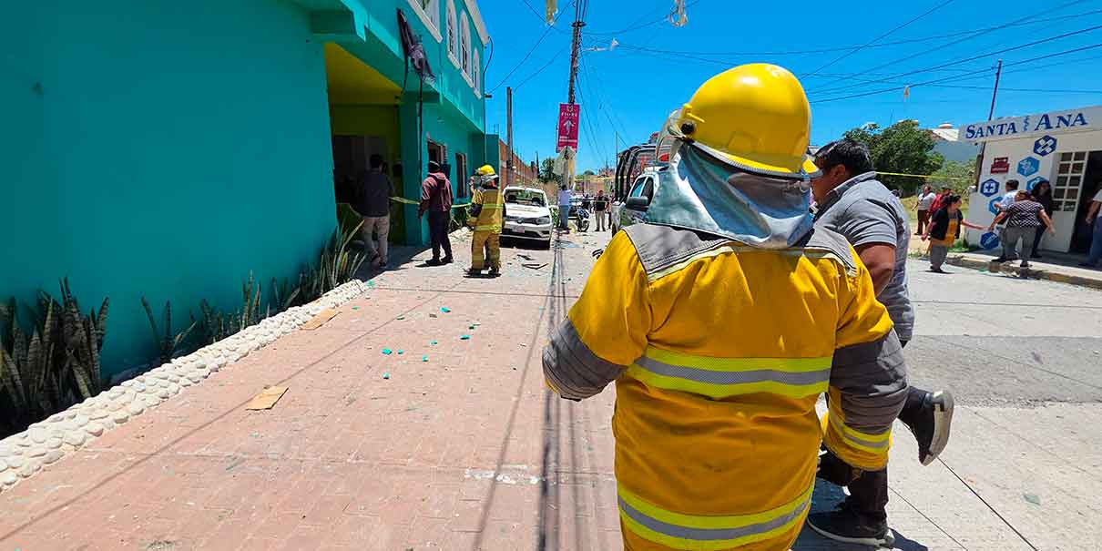 Explosión en casa