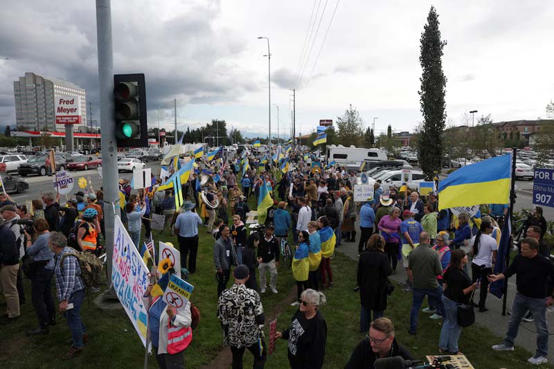 Ola de protestas en Alaska por visita de Putin antes de cumbre con Trump