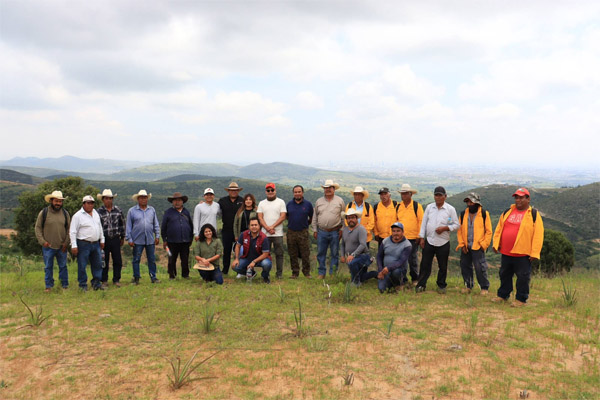 Se construyeron 16 ollas de captación de agua pluvial