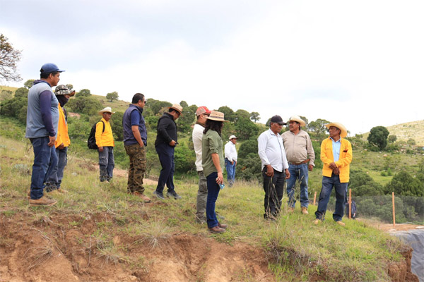 Se construyeron 16 ollas de captación de agua pluvial