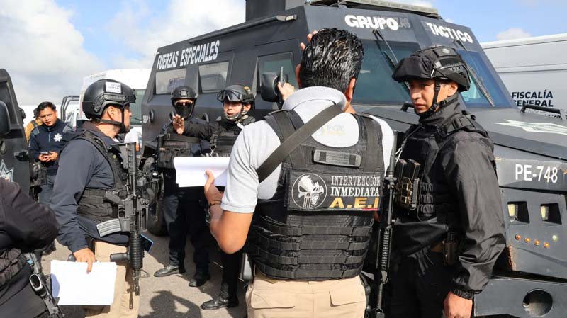 Operativo por aire y tierra en Amozoc busca localizar personas desaparecidas