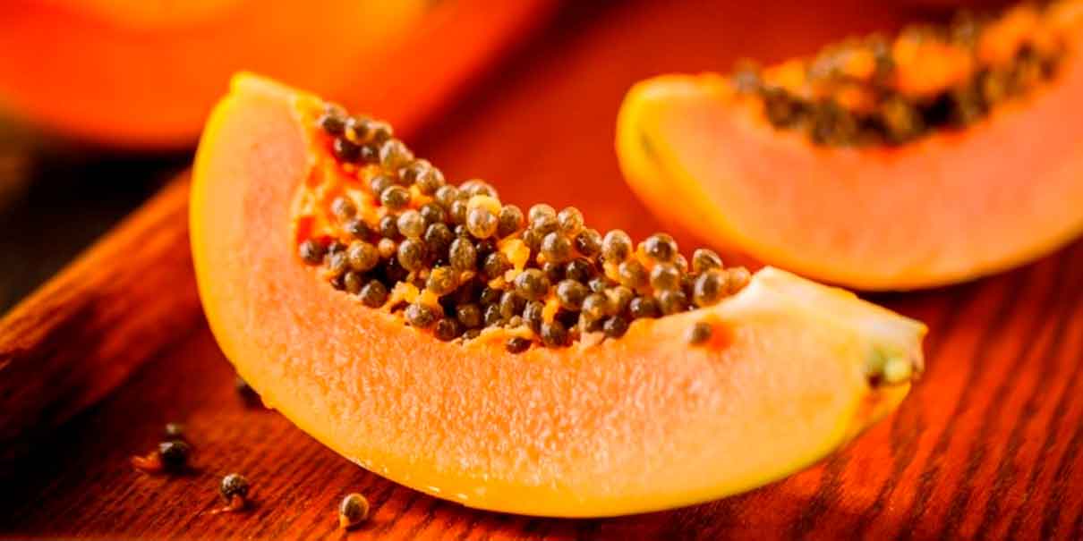 Papaya en la cena