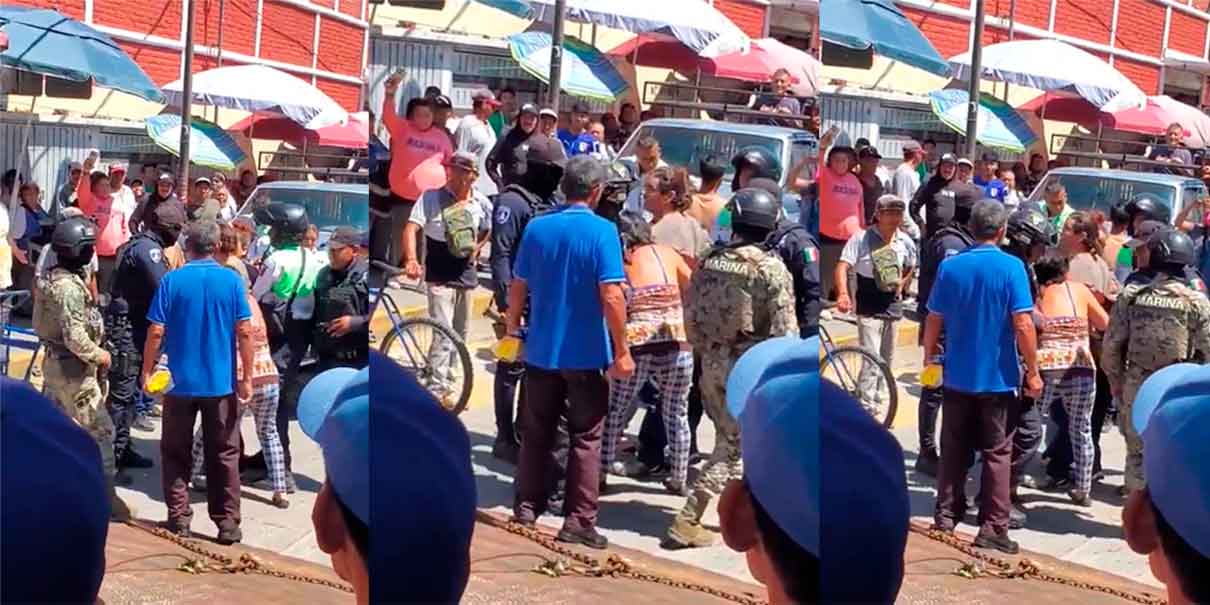 Riña en Mercado de Izúcar