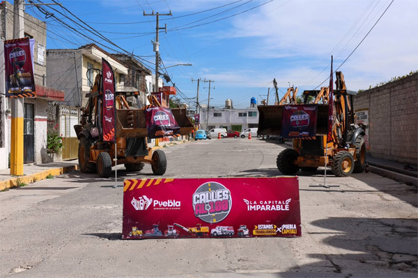 Rehabilitación vial de la calle Nardos en la colonia San Ramón, los cuales beneficiarán a más de 25 mil 900 habitantes.