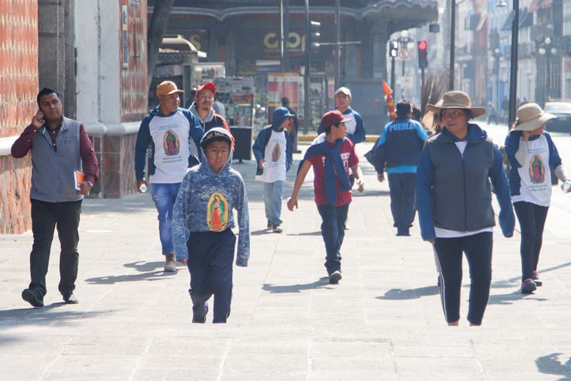 Aumenta vigilancia en Puebla por el paso de peregrinos rumbo a la Basílica