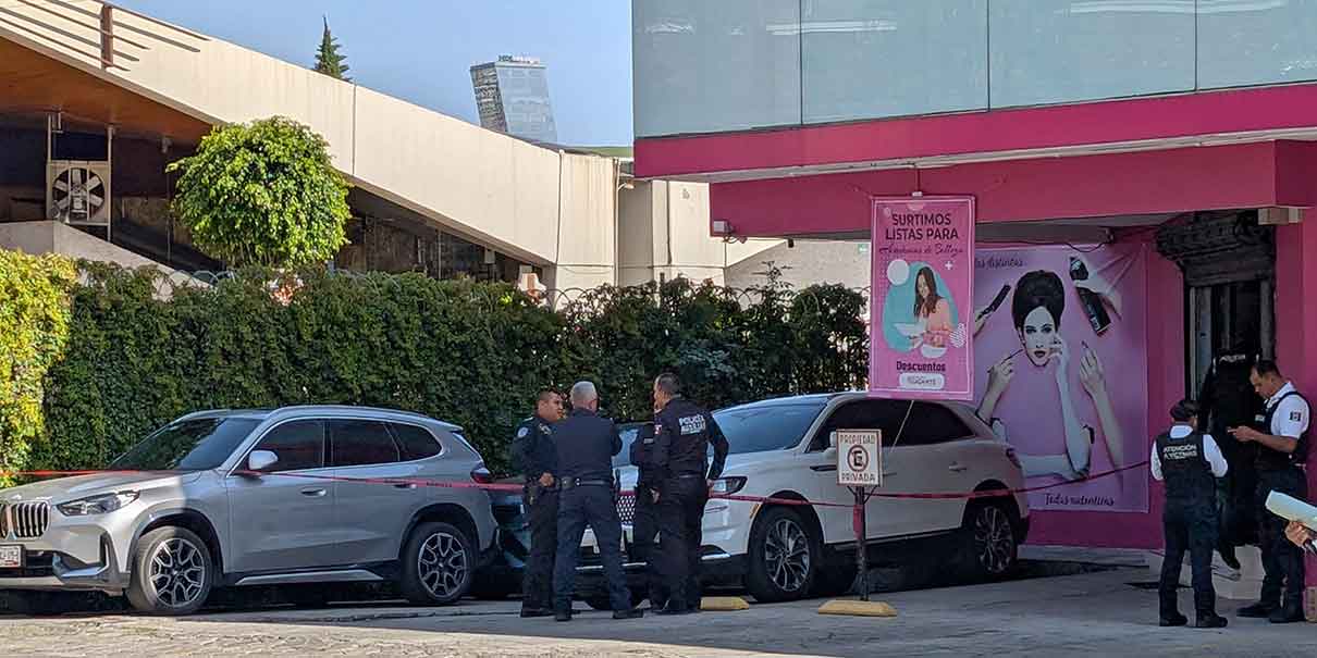 Muere policía auxiliar frente a tienda