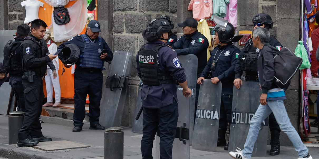 Policías de Puebla