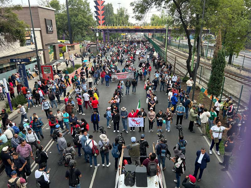 CNTE mantiene presión y va por el Estadio CDMX durante juego del Mundial