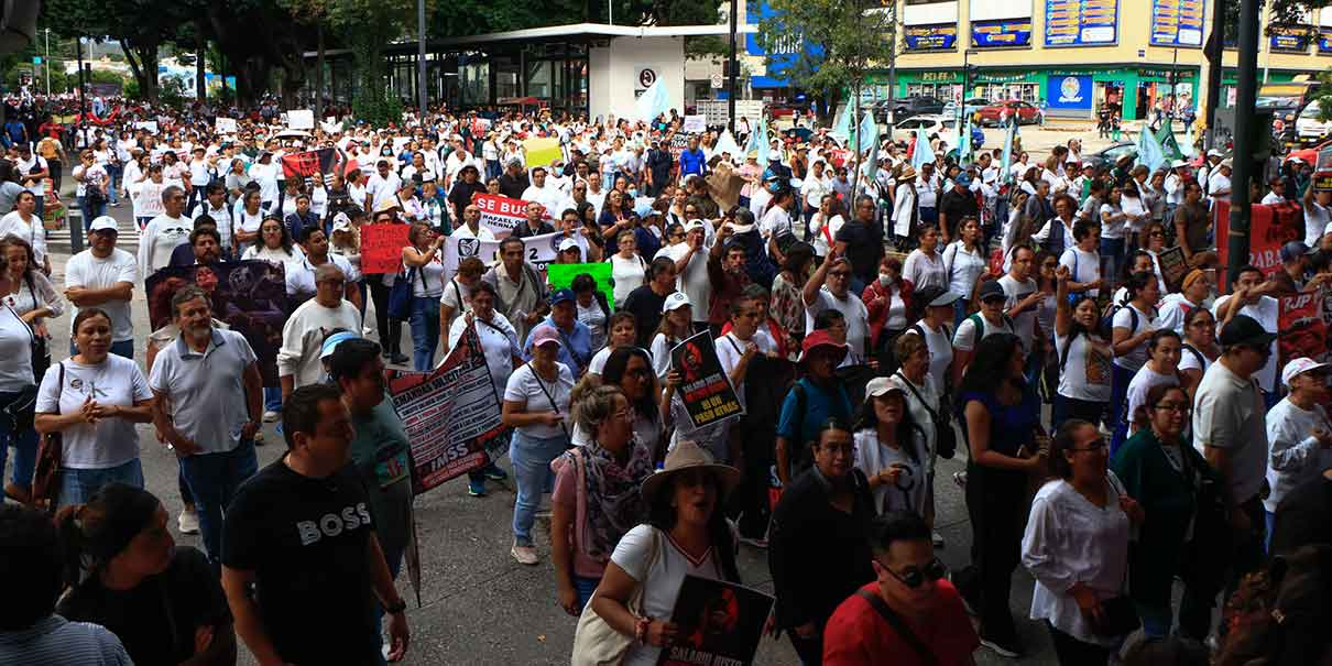 Protesta del IMSS