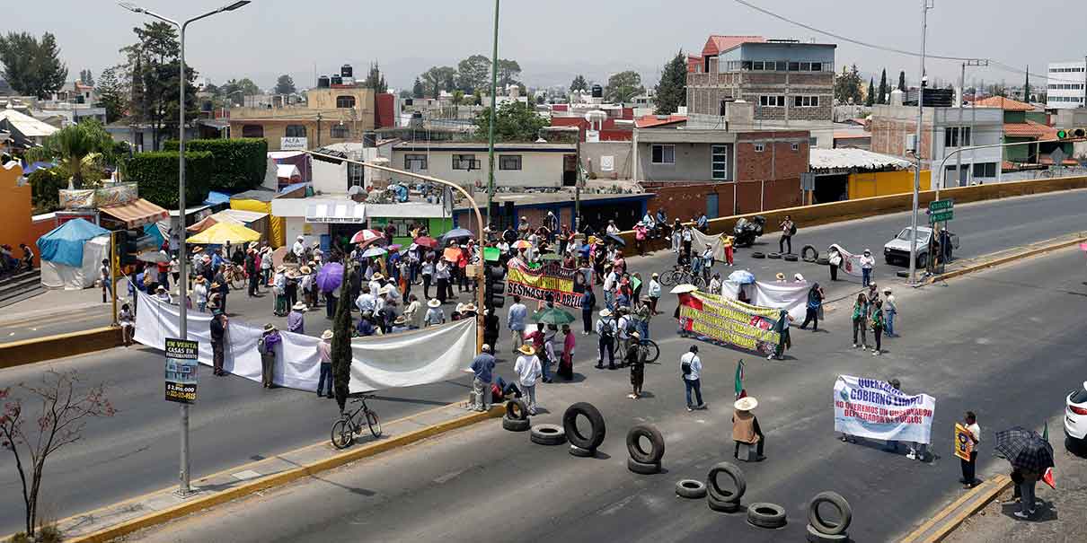 Protestas en Atlixco
