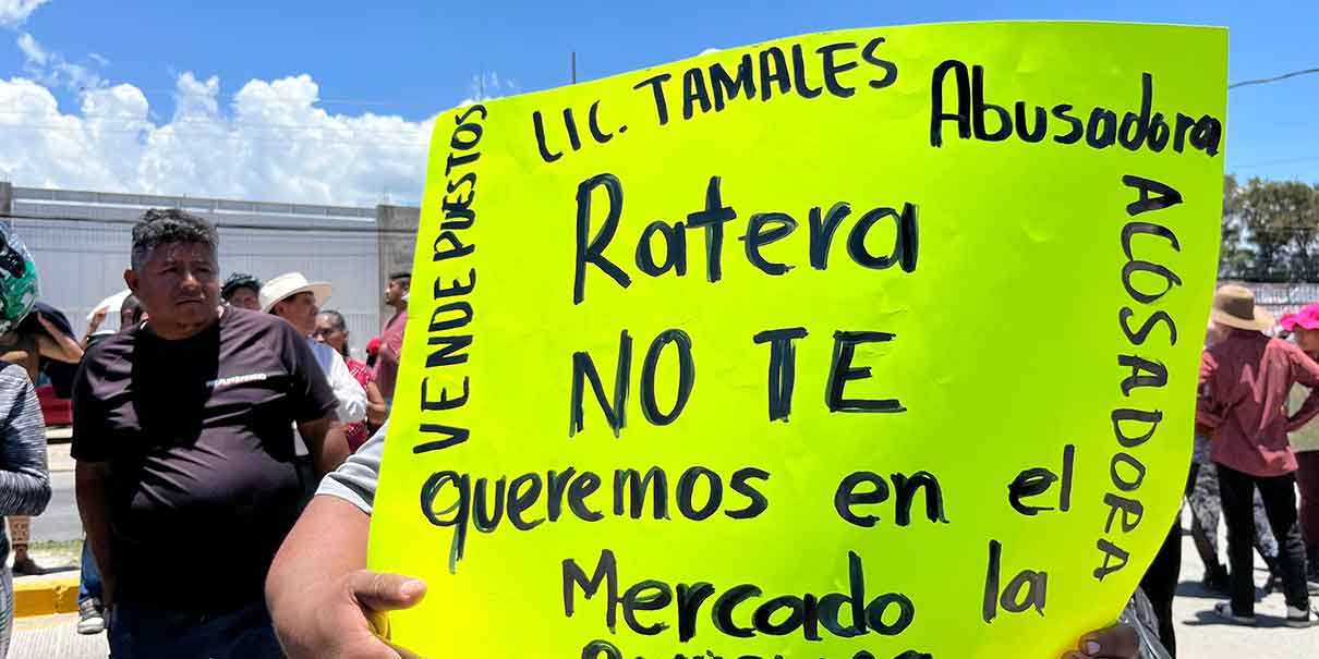 Protesta en Tehuacán