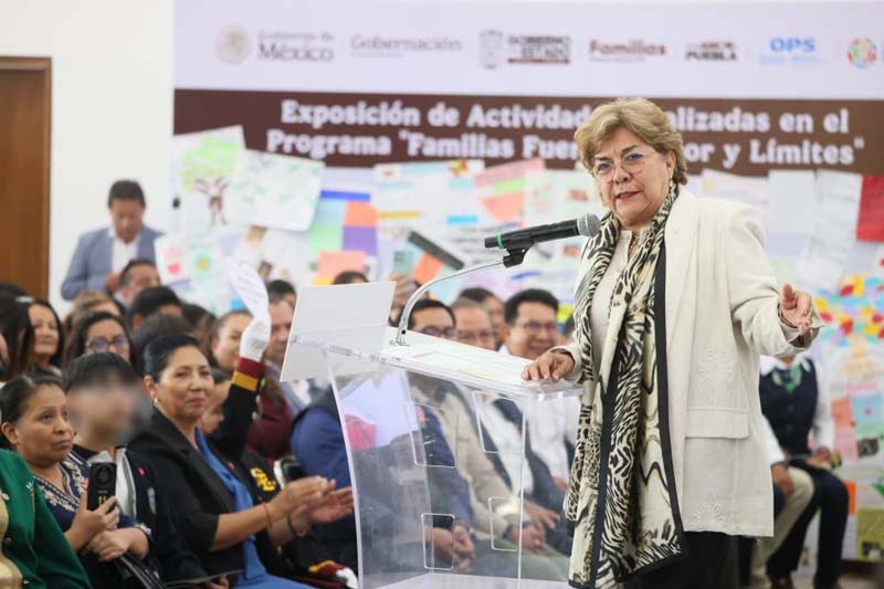 OPS destaca a Puebla como ejemplo global en programa Familias Fuertes