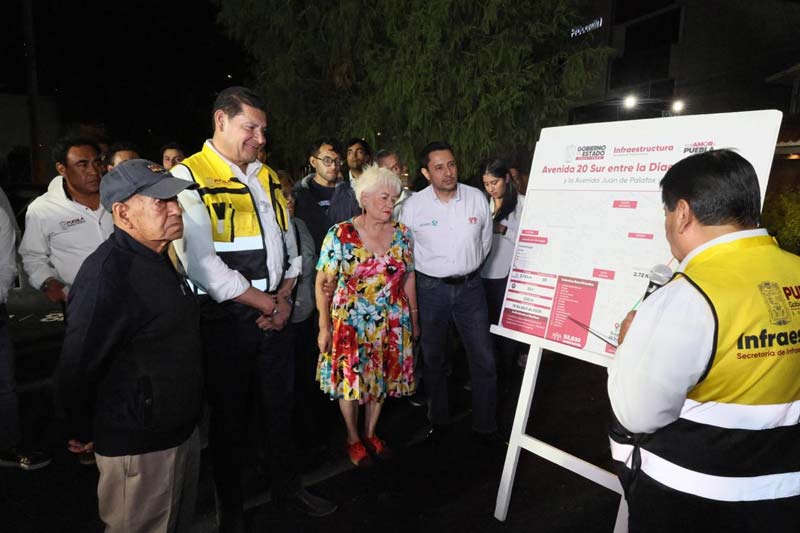 Pemex y el gobierno estatal de Puebla impulsan pavimentación sin precedentes en Puebla capital