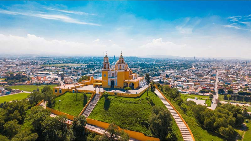 Recorridos guiados para el Mundial 2026: visita Puebla, Cantona y Cholula con transporte desde CDMX