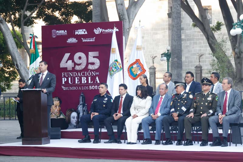 Entre historia y cultura, Puebla festeja 495 años de su fundación