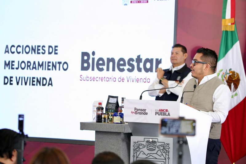 Impulsan viviendas en San José Chiapa con plan integral en Puebla