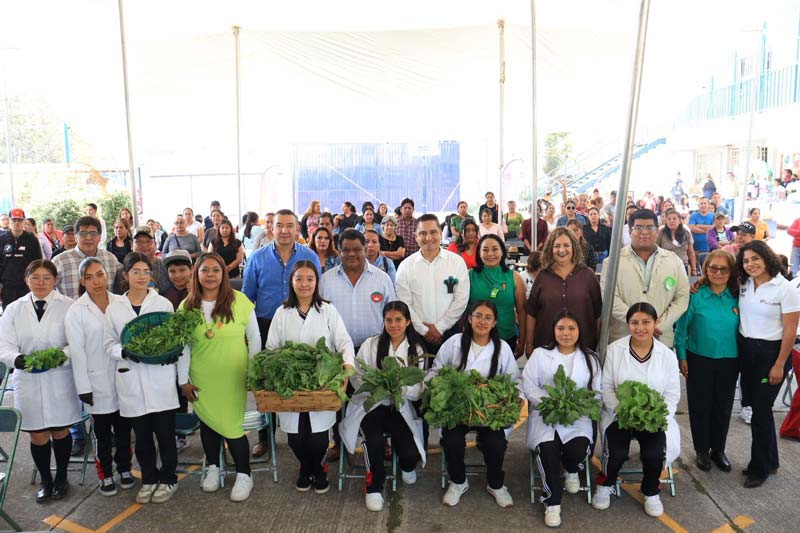 Puebla lanza jornada ambiental en escuelas con huertos escolares