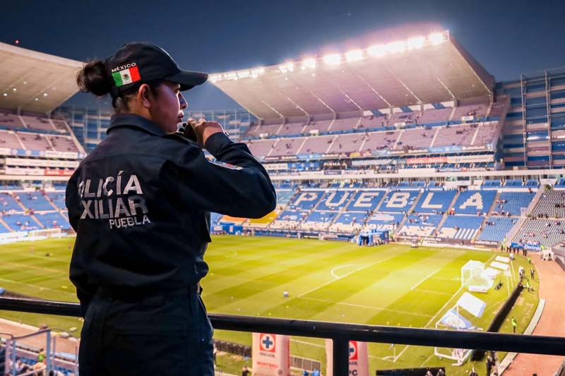 Megaoperativo en el Estadio Cuauhtémoc por el partido Cruz Azul vs Pumas