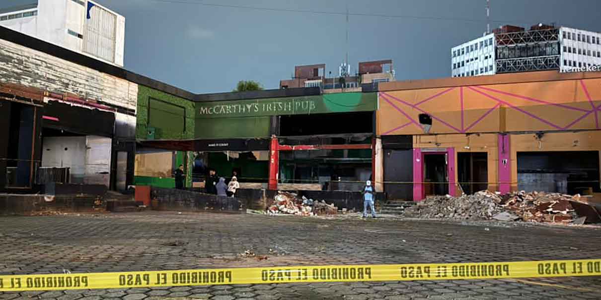 Restos humanos en exbar