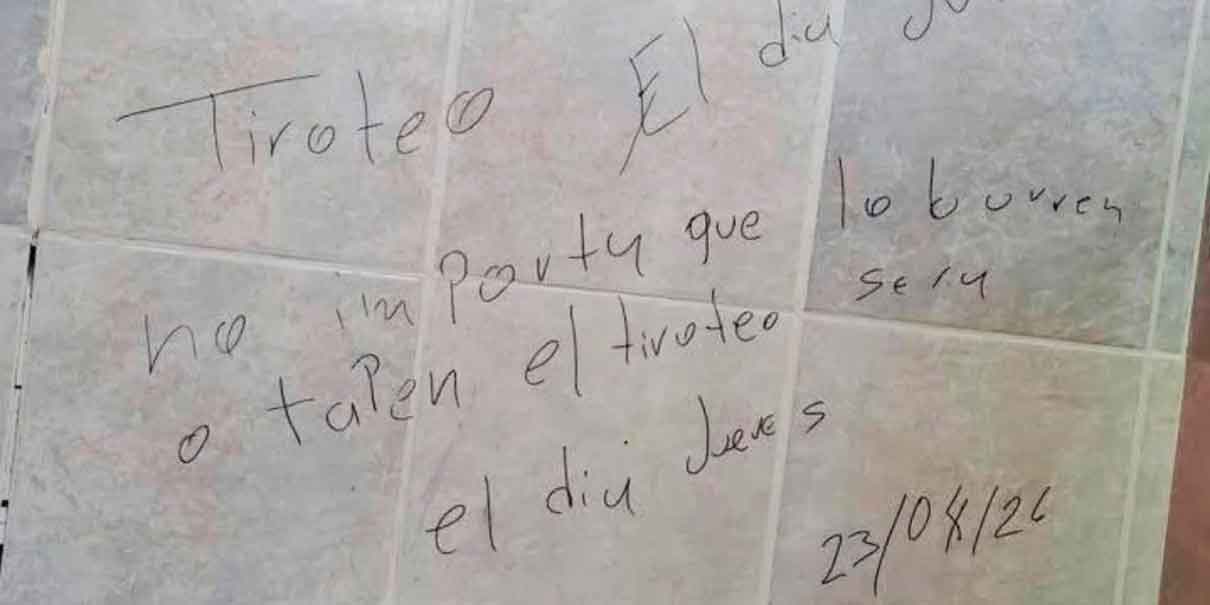 Tiroteo mañana