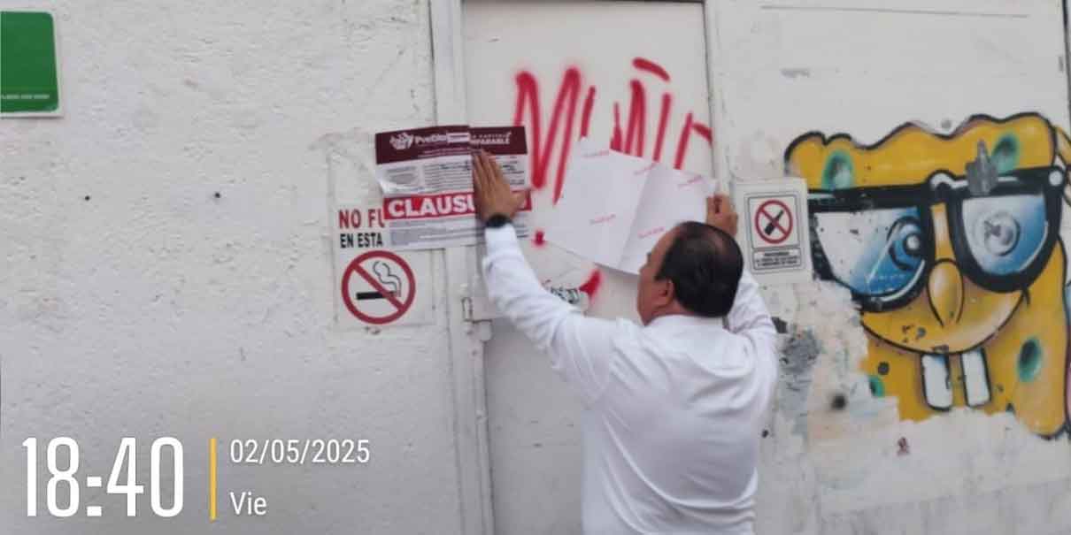 Clausuran el Muñemiches del bulevar Valsequillo