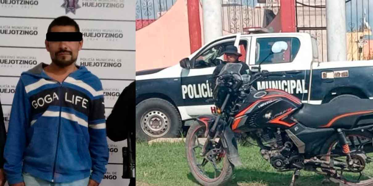 Robo de motocicletas en Huejotzingo