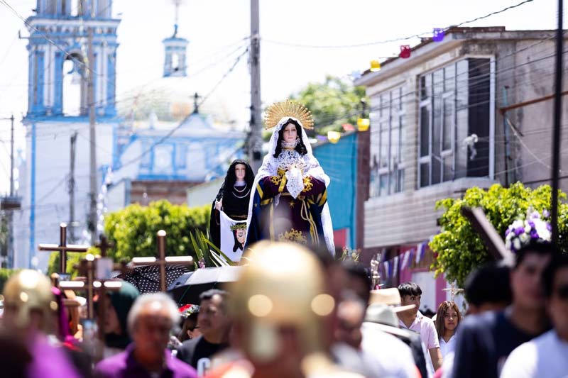 San Andrés Cholula refuerza seguridad en la Ruta de la Fe durante Semana Santa