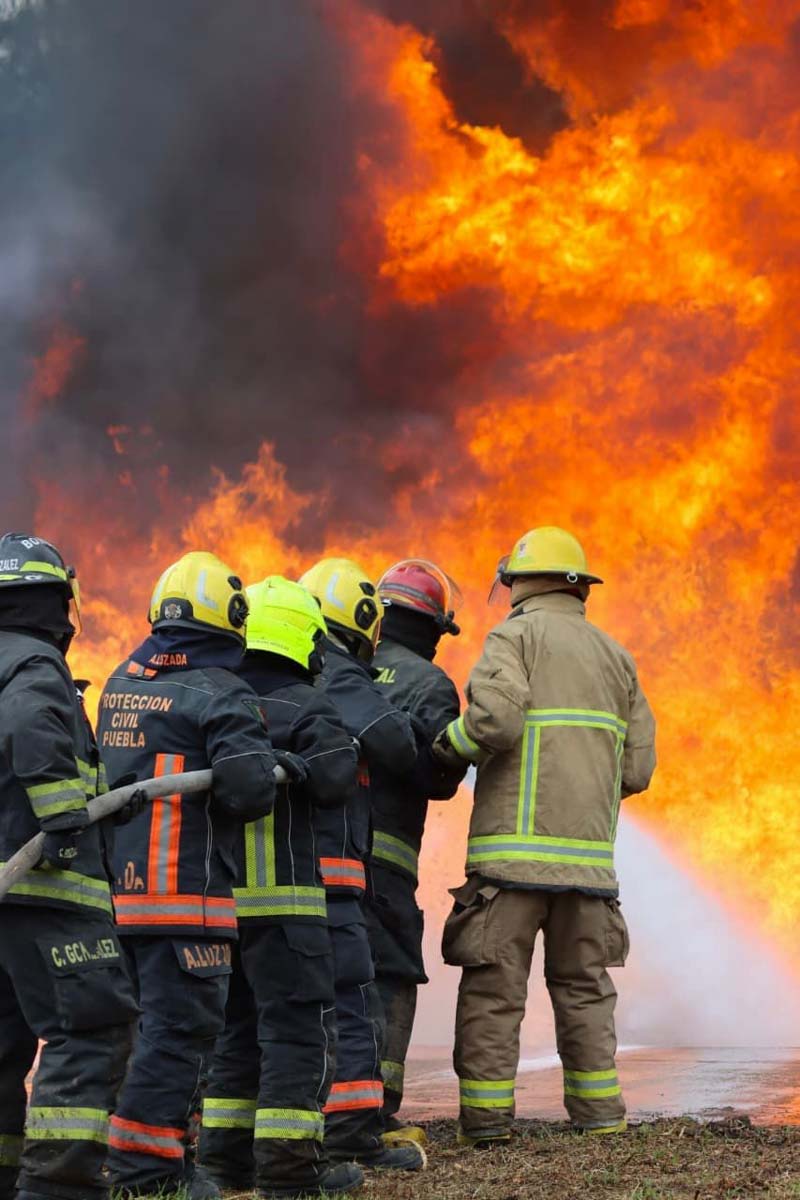 Protección Civil de San Andrés Cholula se profesionaliza con cursos de rescate y prevención