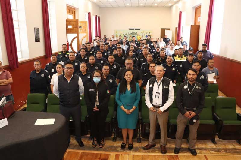 Atlixco refuerza seguridad con capacitación policial de la FGR