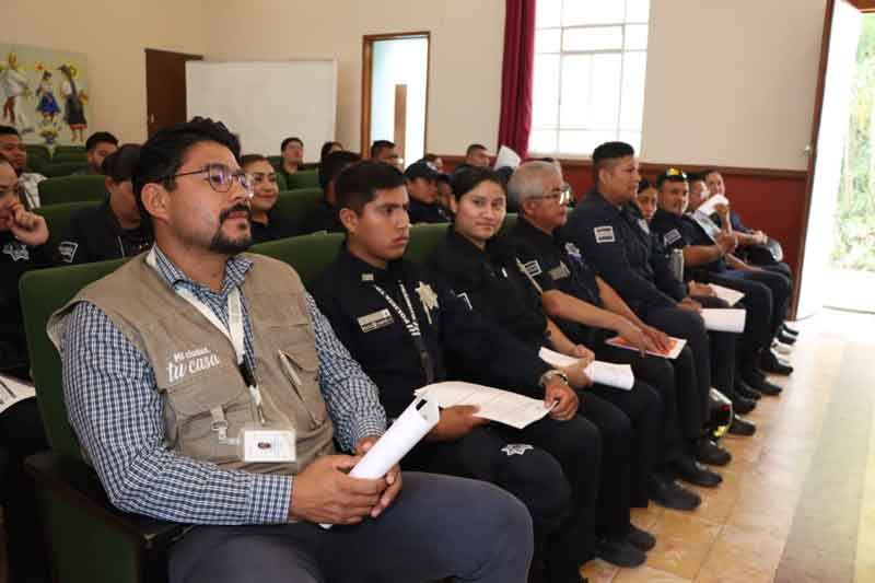 Atlixco refuerza seguridad con capacitación policial de la FGR