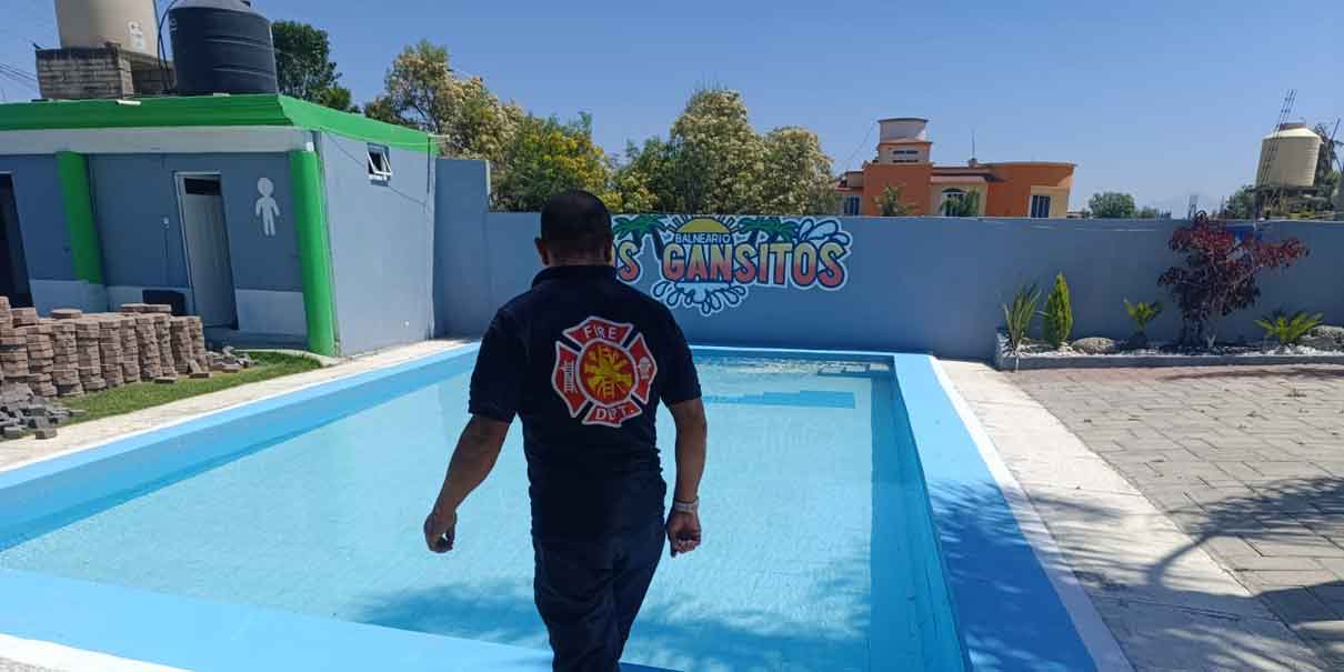 Protección Civil de San Pedro Cholula supervisa balnearios durante Semana Santa
