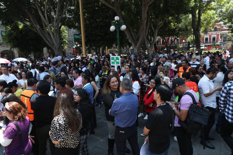 Puebla participará bajo la hipótesis de un sismo de magnitud 7.7 durante el simulacro nacional.