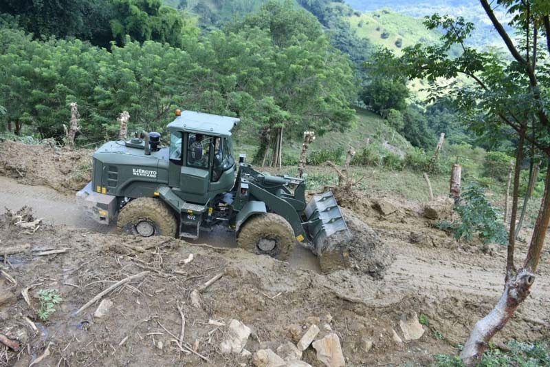 Suman 21 muertos por lluvias en Puebla; continúan labores de rescate en la Sierra Norte