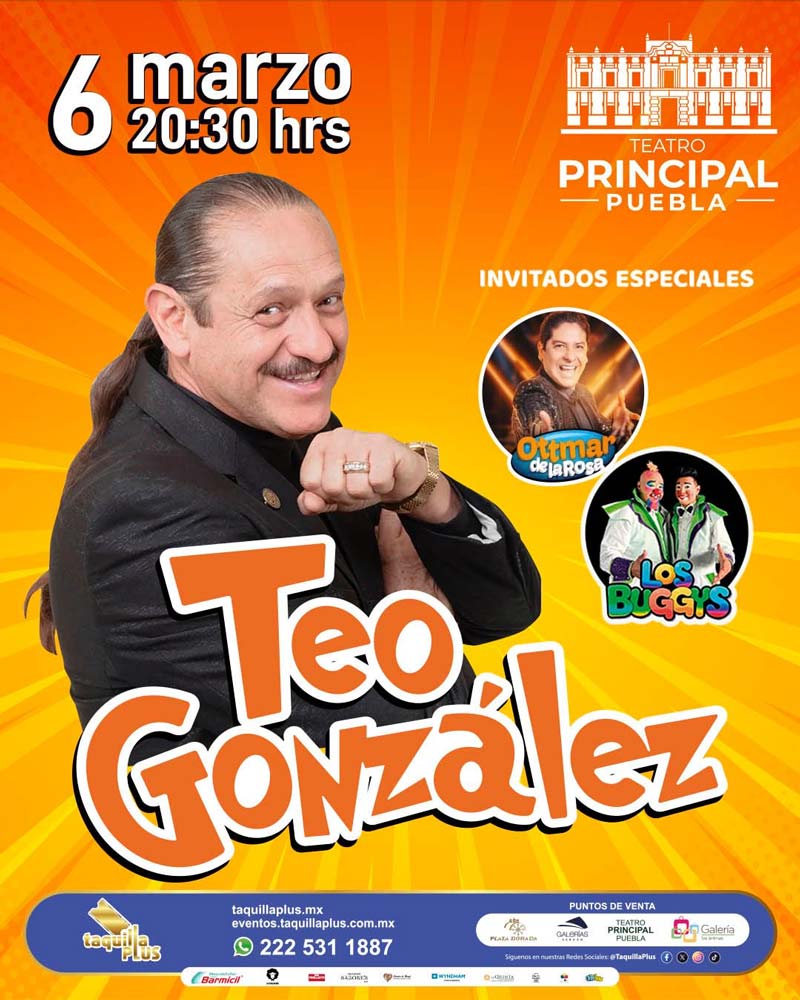 Teo González vuelve a Puebla con su show “El comediante de la cola de caballo”