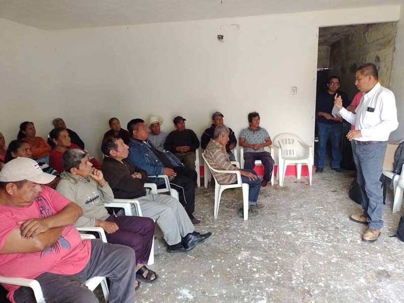 Productores de café en Tlacuilotepec reciben apoyo técnico para cosechas más sanas y sostenibles