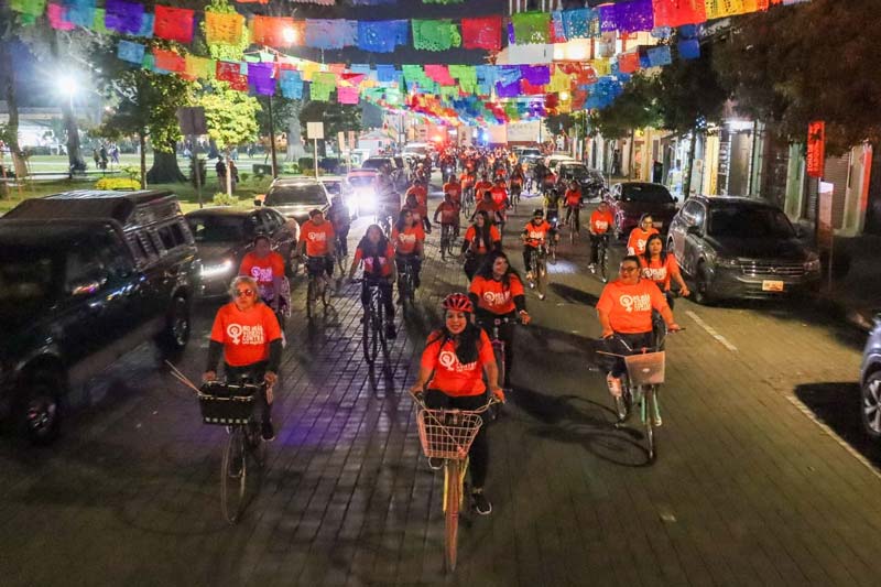 Tonantzin Fernández impulsa la Rodada por la Libertad: ¡En Cholula, la violencia se frena!