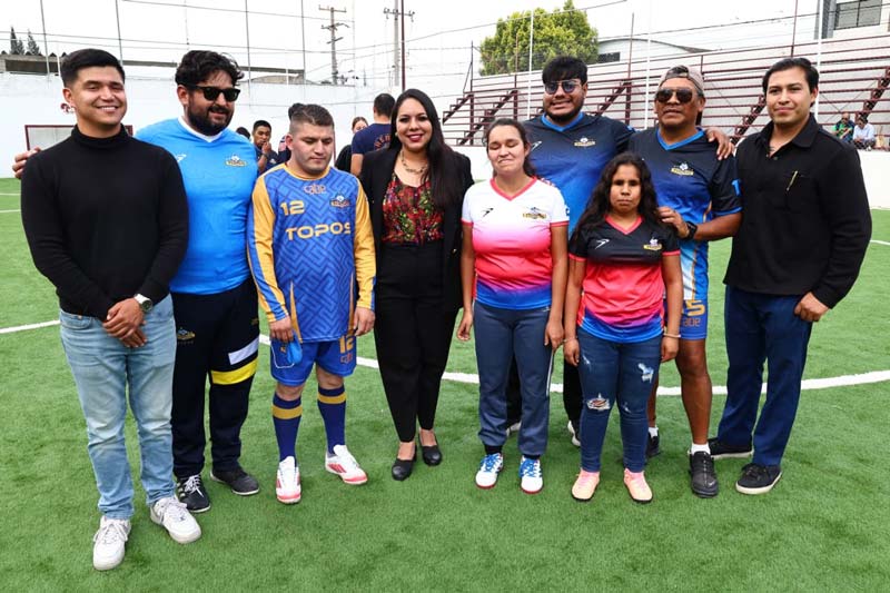 San Pedro Cholula fortalece la inclusión con clínica de fútbol de Topos FC Puebla