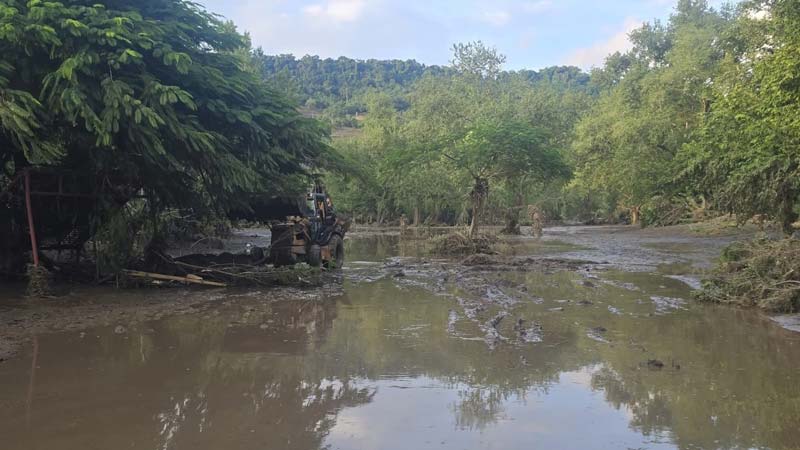 Tormenta Jerry deja caminos destruidos y viviendas afectadas en Venustiano Carranza