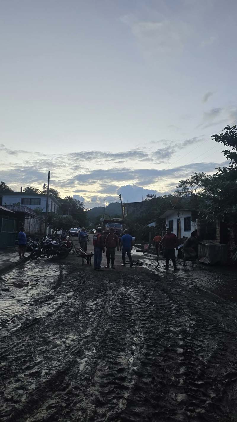 Tormenta Jerry deja caminos destruidos y viviendas afectadas en Venustiano Carranza