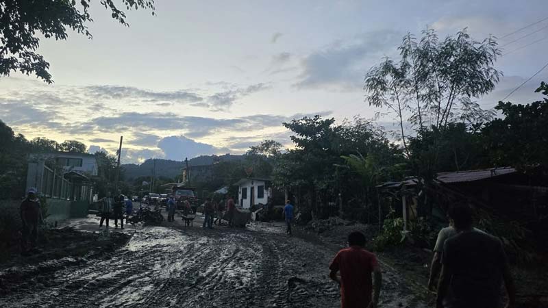 Tormenta Jerry deja caminos destruidos y viviendas afectadas en Venustiano Carranza