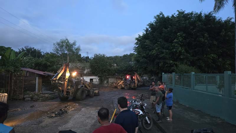 Tormenta Jerry deja caminos destruidos y viviendas afectadas en Venustiano Carranza