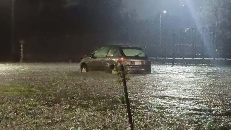 Tormentas eléctricas, granizo y lluvias castigan a 40 municipios poblanos