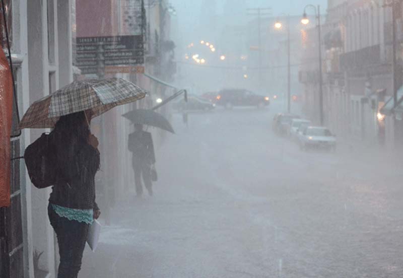 Tormentas fuertes y temperaturas extremas ponen en riesgo a Puebla este miércoles