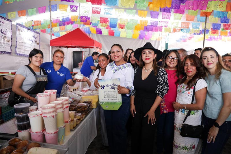 Inició la Feria del Queso en Santa María Tonantzintla