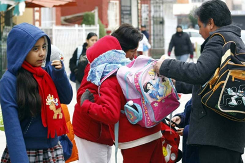 Vacaciones escolares en Puebla podrían adelantarse por heladas y lluvias