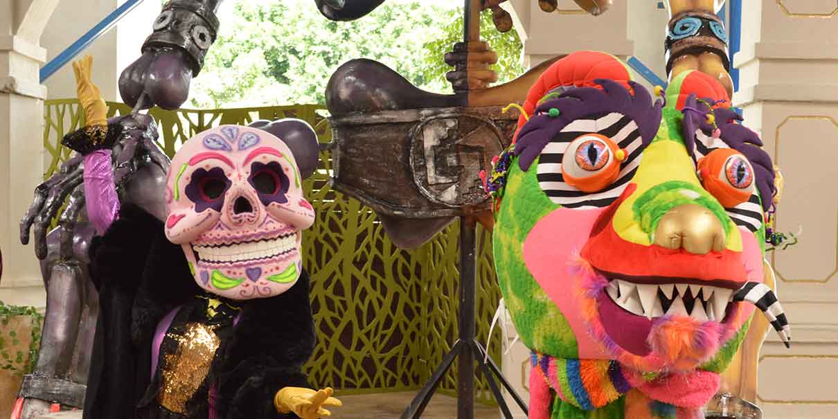 Catrinas monumentales en Atlixco